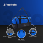 Volkano Rhodes 70l Duffle - Blue - Image 11