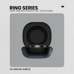 Volkano Ring Series Smart Ring with Charge Case - Black 19.8mm - Image 7