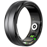 Volkano Ring Series Smart Ring with Charge Case - Black 20.6mm - Image 3