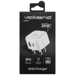 Volkano Robust Series 3-Pin SA to 20w PD + QC 3.0 Wall Charger - Image 3
