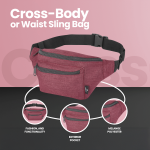 Volkano Rover Moon Bag - Red - Image 4