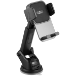 Volkano Secure Series Car Vent, Dash & Windshield Mount Phone Holder - Black