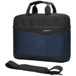 Volkano Seismic 15.6" Laptop Shoulder Bag Blk/Nvy - Image 3