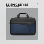 Volkano Seismic 15.6" Laptop Shoulder Bag Blk/Nvy - Image 4