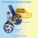 Volkano Sidekick Series Wired Kiddies Headphones with Share Port - Yellow/Blue - Image 13