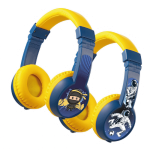 Volkano Sidekick Series Wired Kiddies Headphones with Share Port - Yellow/Blue - Image 22