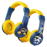 Volkano Sidekick Series Wired Kiddies Headphones with Share Port - Yellow/Blue - Image 8