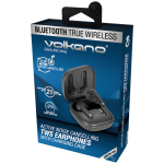 Volkano Silento ANC Series True Wireless + Charging Case - Black - Image 2