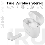 Volkano Sleek Series TWS Earphones - White - Image 6