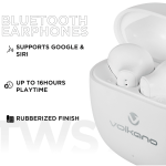 Volkano Sleek Series TWS Earphones - White - Image 7