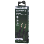 Volkano Slim Series Aux Cable 2m - Black - Image 4