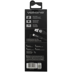 Volkano Slim Series Flat PVC Lightning Cable 1.2m - Black - Image 2