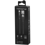 Volkano Slim Series Flat PVC Type-C Cable 1.2m - Black - Image 8
