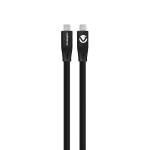 Volkano Slim Series Type-C to Type-C Cable 30W - Black (1.2m) - Image 2