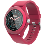 Volkano Splash Series Round Smartwatch - Red - Image 3