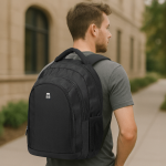 Volkano Stealth 15.6" Laptop Backpack - Black - Image 8