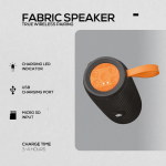 Volkano Stun 2.0 Series Bluetooth Speaker - Black - Image 6
