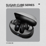 Volkano Sugar-Cube Active Noise Cancelling True Wireless Earphones - Black - Image 6