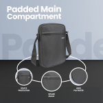 Volkano Tablet Bag Sloe Series 10.1" - Black - Image 4