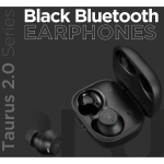 Volkano Taurus Series 2.0 True Wireless Earphones with Charging Case - Black - Image 6