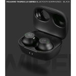 Volkano Taurus Series 2.0 True Wireless Earphones with Charging Case - Black - Image 9