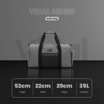 Volkano Vidal 35l Duffle - Grey - Image 6
