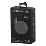 Volkano Weave Series 60w Magnetic Type-C Cable - Black - Image 3