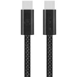 Volkano Weave Series 60w USB C to USB C 1.2m-Black - Image 2