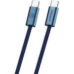 Volkano Weave Series 60w USB C to USB C 1.2m-Blue - Image 2