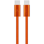 Volkano Weave Series 60w USB C to USB C 1.2m-Orange