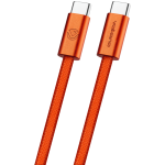 Volkano Weave Series 60w USB C to USB C 1.2m-Orange - Image 2