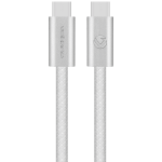 Volkano Weave Series 60w USB C to USB C 1.2m-White - Image 2