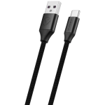 Volkano Weave Series Braided Type-C Cable 3m 30w - Black - Image 2