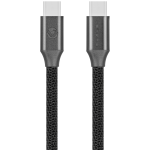 Volkano Weave Series Type-C to Type-C Cable (1.2m, 60w) - Black - Image 2