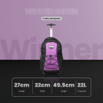 Volkano Winner Trolley Backpack 22L Pink - Image 2