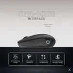 VolkanoX Asher Bluetooth Wireless Mouse - Graphite - Image 7
