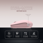 VolkanoX Asher Bluetooth Wireless Mouse - Rose - Image 7