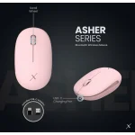 VolkanoX Asher Bluetooth Wireless Mouse - Rose - Image 8