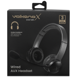 VolkanoX Chat Mk1 Series AUX Headset - Graphite - Image 7
