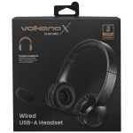 VolkanoX Chat Mk2 Series Wired USB Headset - Graphite - Image 7