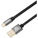 VolkanoX Couple Series Micro USB Premium Twin Pack 1m Charge/Data Cable - Black - Image 4