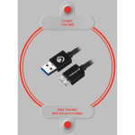 VolkanoX Data Series USB3.0 Micro USB Cable 1.8m - Image 3