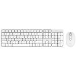VolkanoX Garnet Bluetooth Wireless Keyboard and Mouse Combo - White