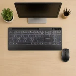 VolkanoX Gem Bluetooth Wireless Keyboard and Mouse - Black - Image 18