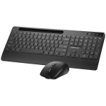 VolkanoX Gem Bluetooth Wireless Keyboard and Mouse - Black - Image 2