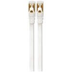 VolkanoX Giga Series Cat 7 Ethernet Cable 10m - White, Gold-Plated Tips