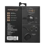 VolkanoX H400 Hybrid Active Noise Cancellation Headphones - Black - Image 7