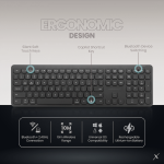 VolkanoX Ignite Bluetooth Wireless Keyboard and Mouse Combo - Graphite - Image 19