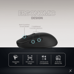 VolkanoX Inferna Bluetooth Wireless Mouse - Graphite - Image 10