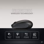 VolkanoX Magma Bluetooth Wireless Mouse - Graphite - Image 9